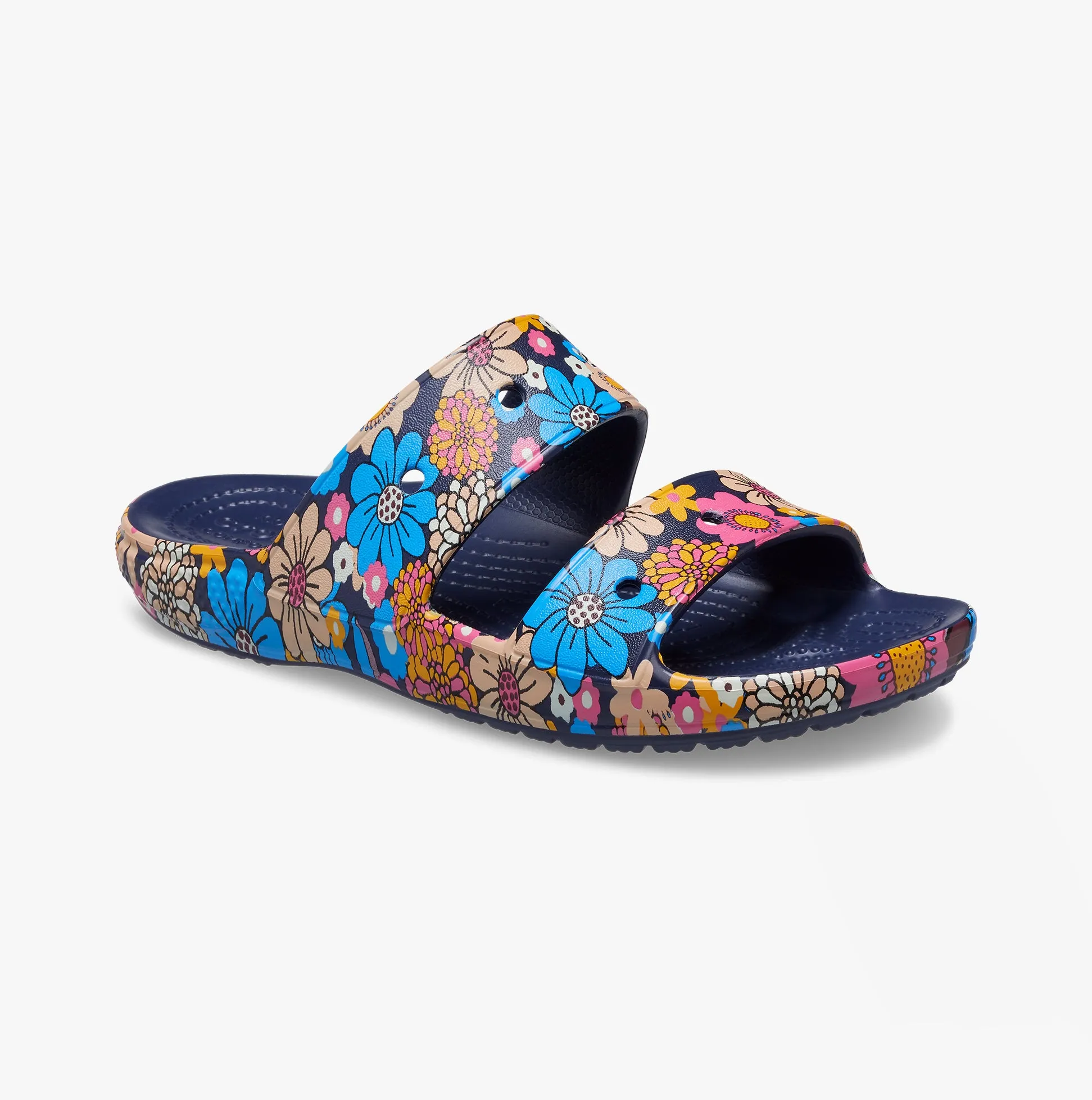 208975-4HQ CLASSIC RETRO Unisex Sandals Navy/Multi