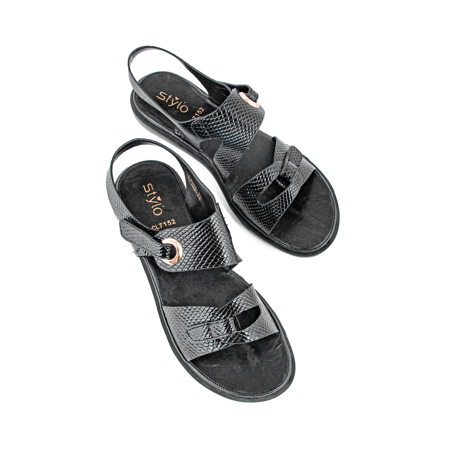 Black Casual Sandal CL7152