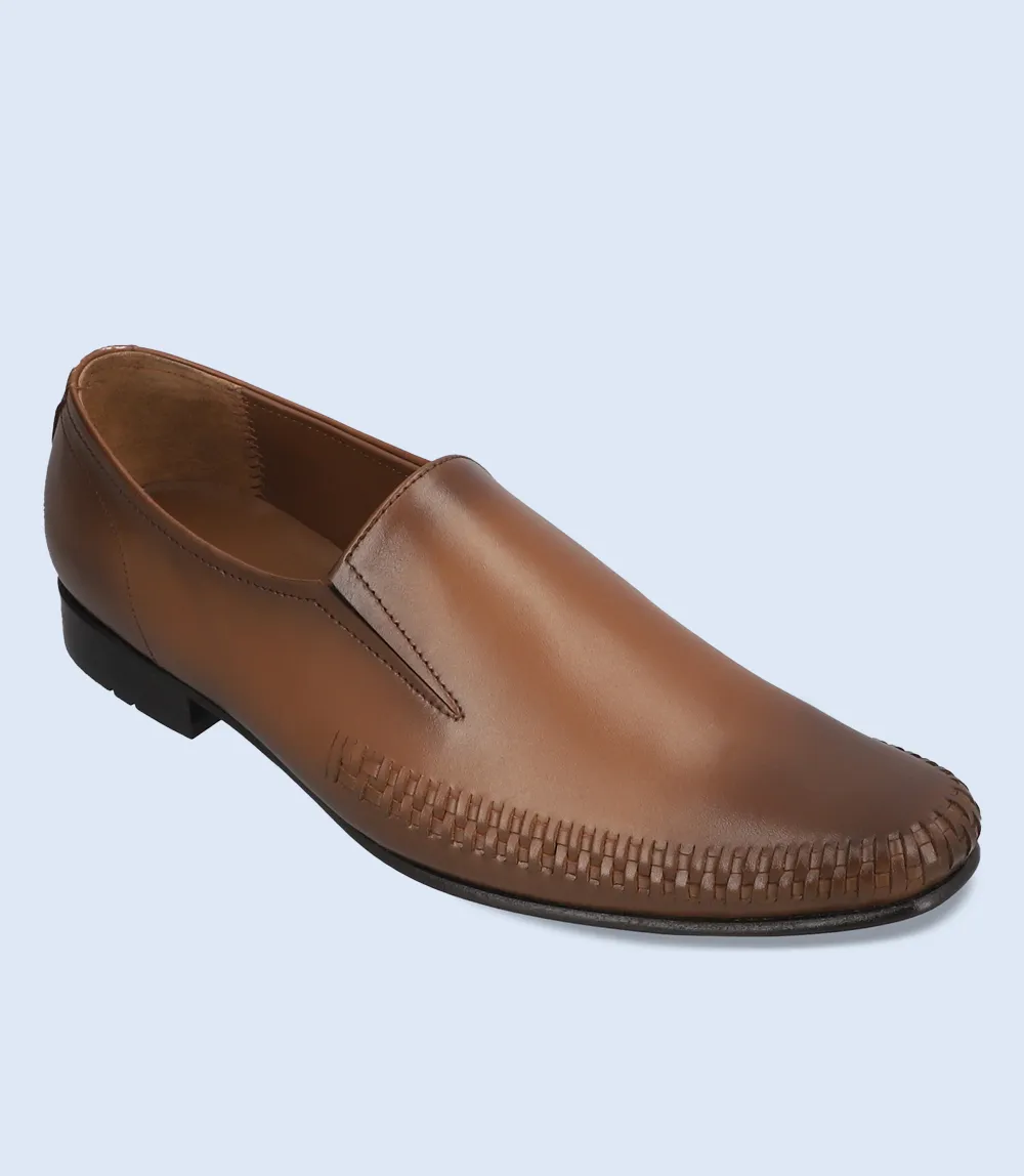 BM6691-BROWN-Men Slip On