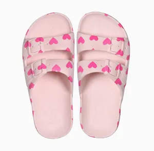 Cacatoès Parana Printed Hearts Pink Scented Sandals-Kids