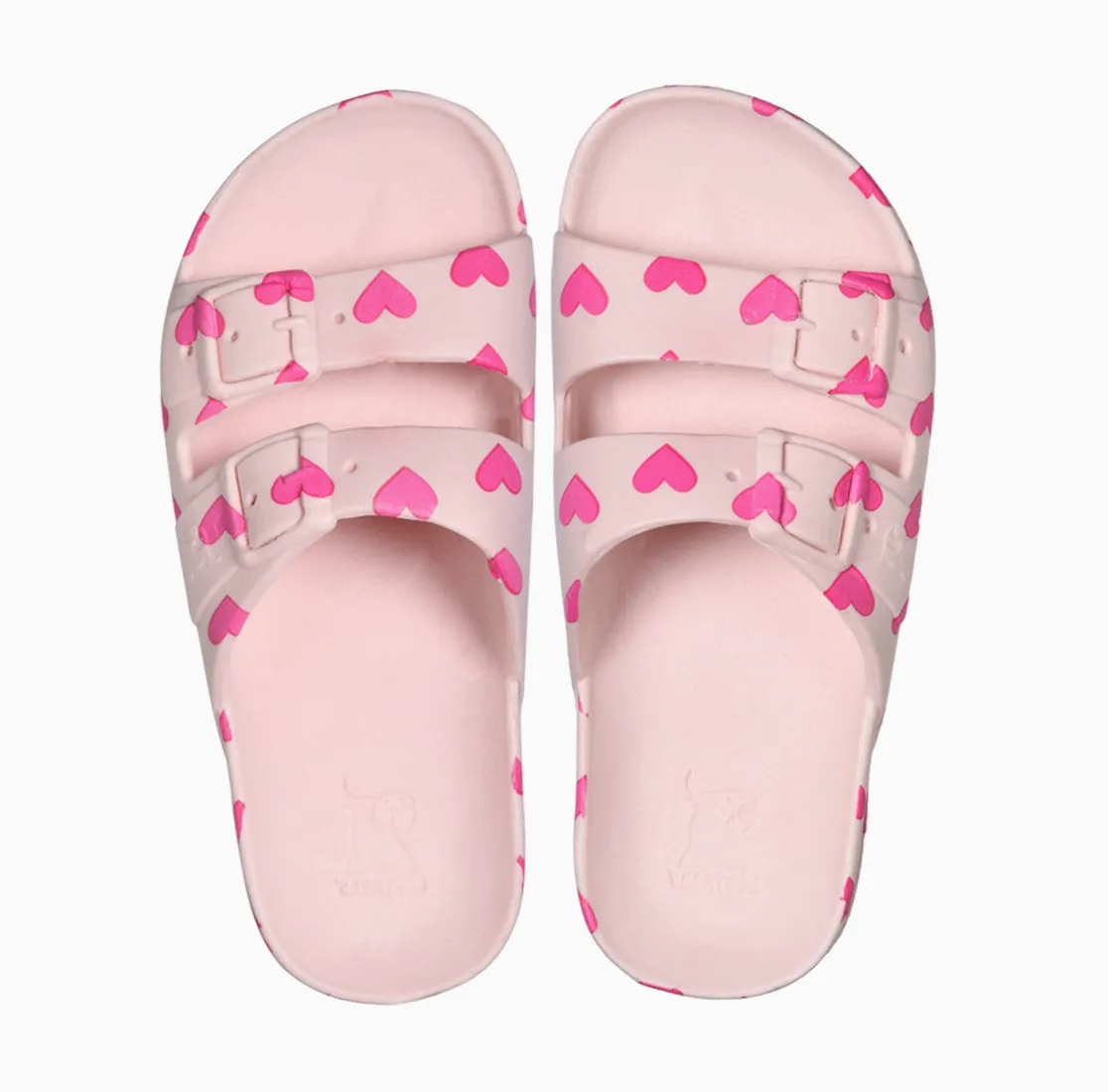 Cacatoès Parana Printed Hearts Pink Scented Sandals-Kids