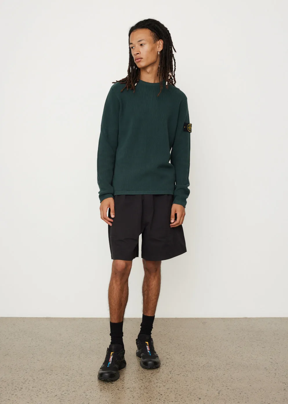 Crew Neck Badge Knit
