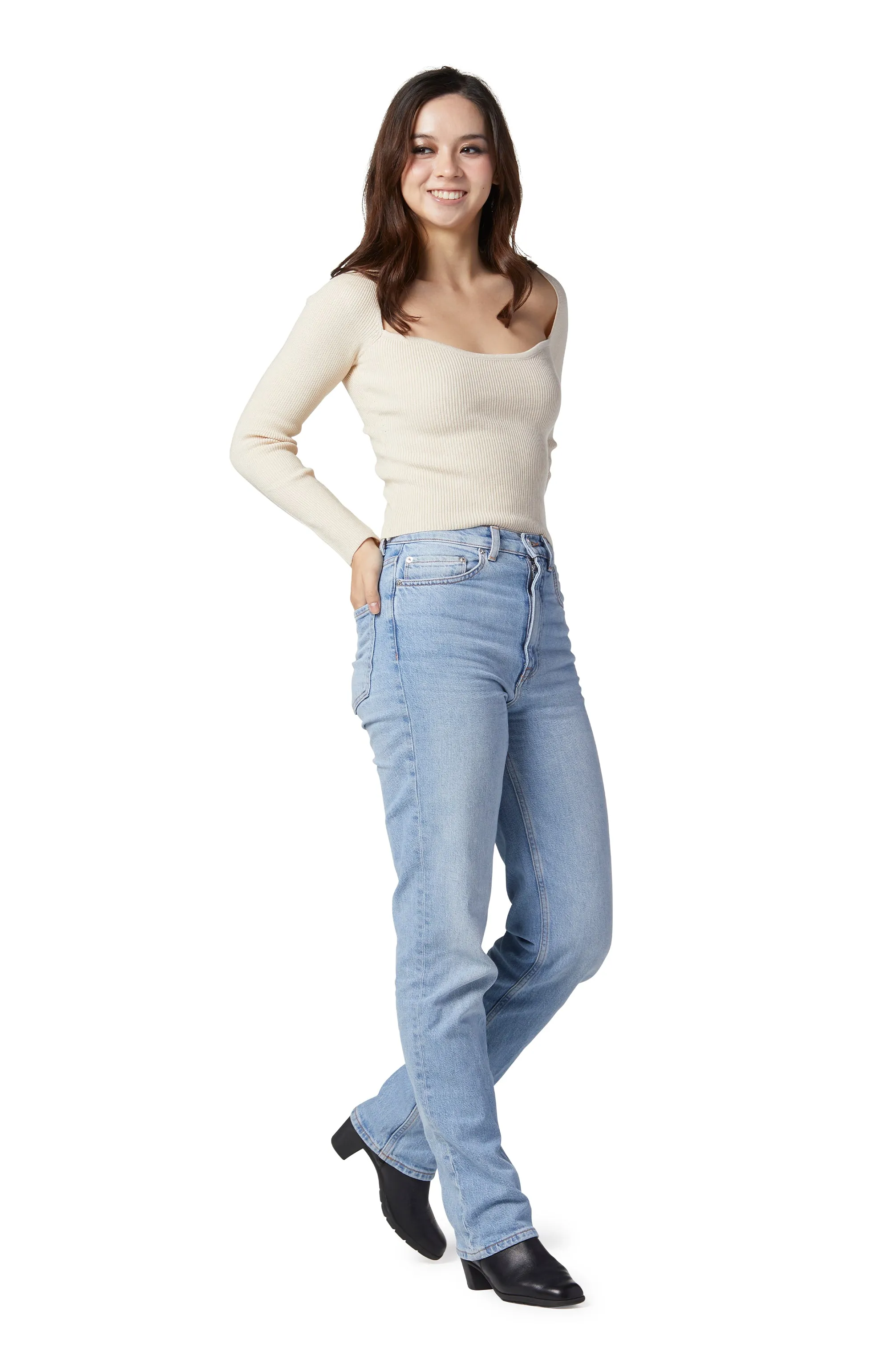 Elmira Long Sleeve Knit Top