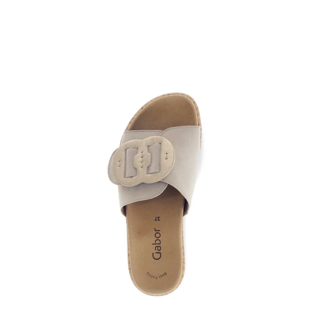 Gabor Slide Sandal with Buckle Women's