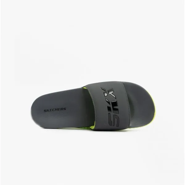 GAMBIX III-GRAYLER Boys Sandals Charcoal/Lime