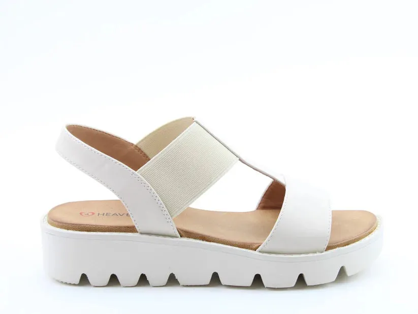 Heavenly Feet Ritz Sandal in Stone