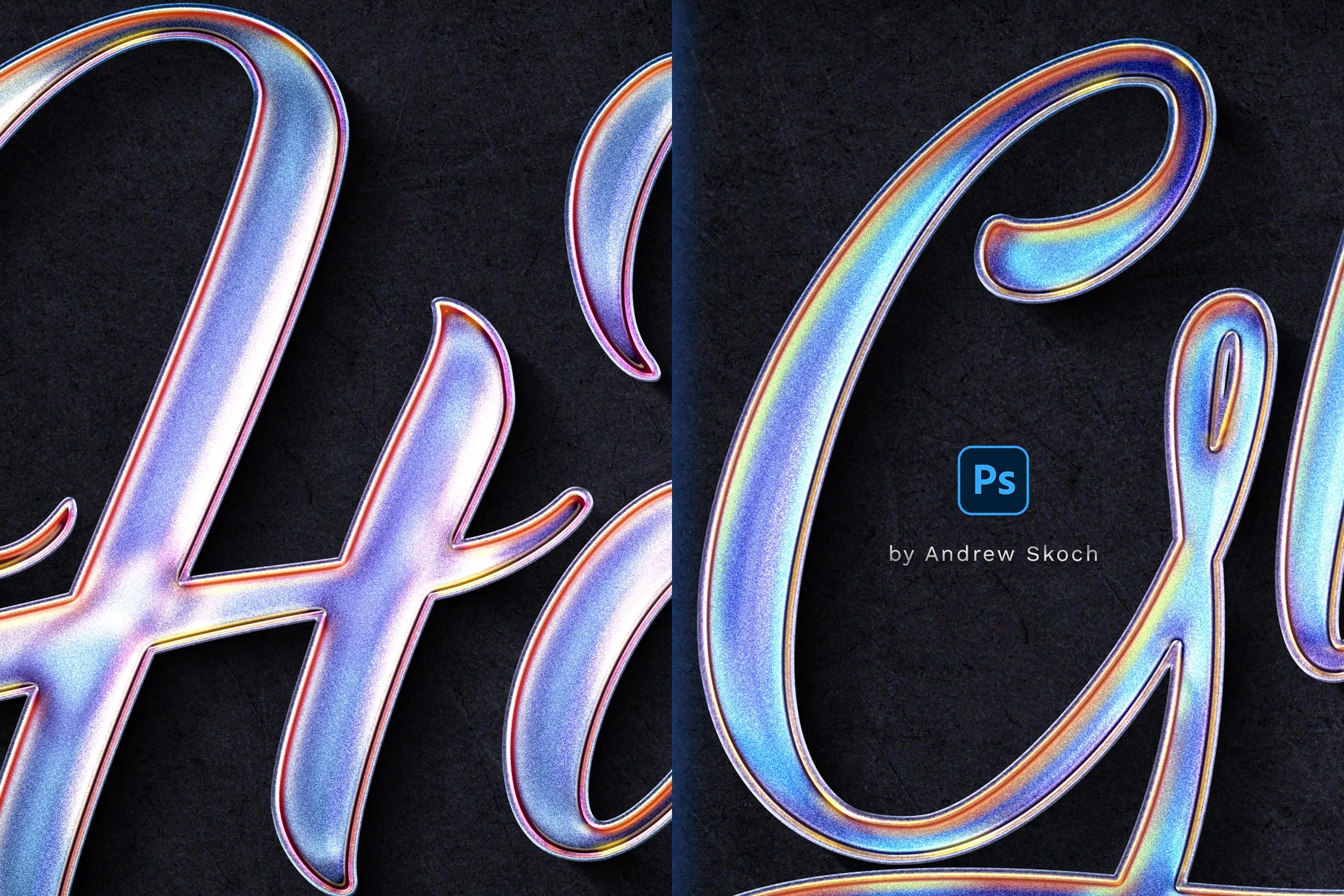 Holographic Text Effects