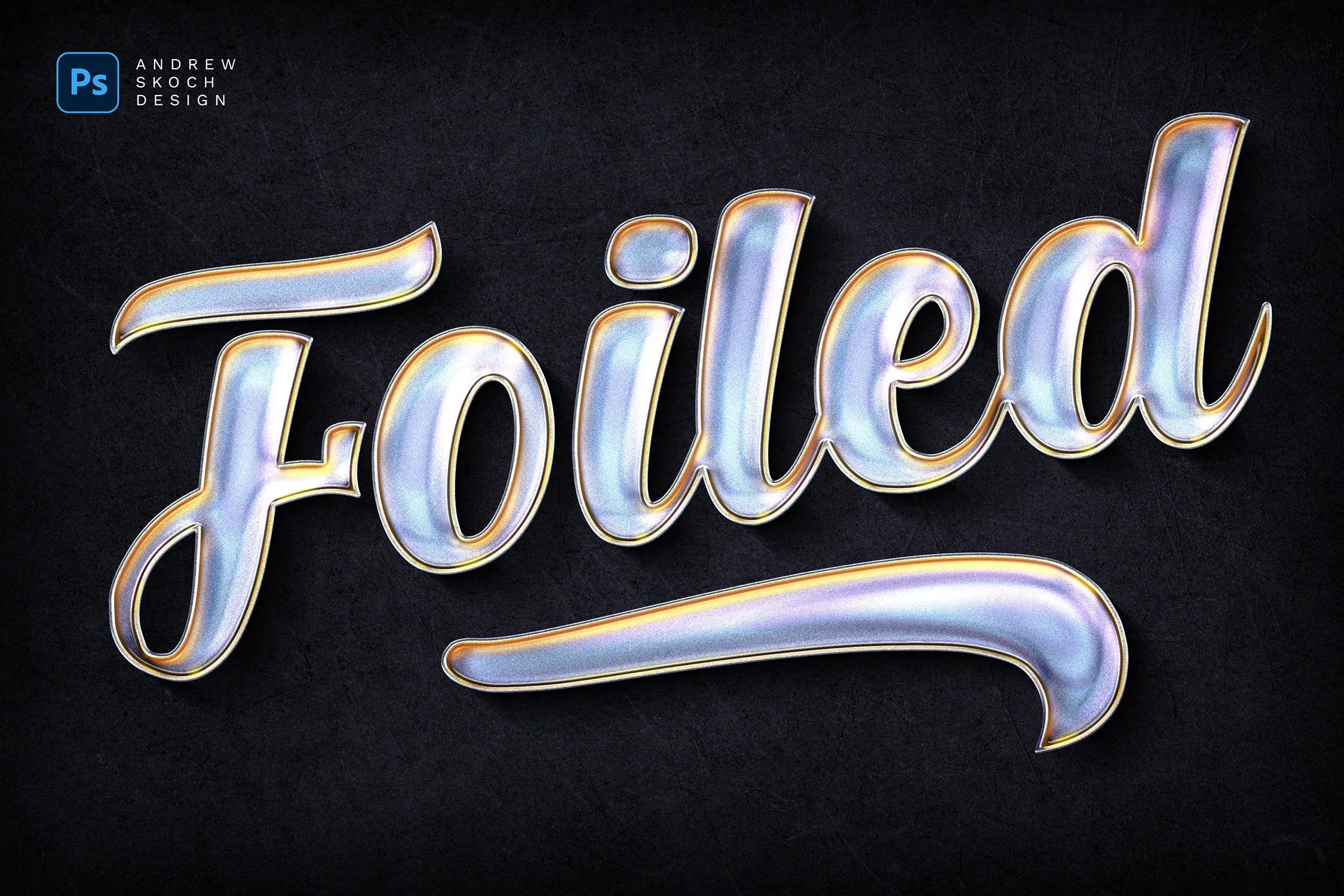 Holographic Text Effects