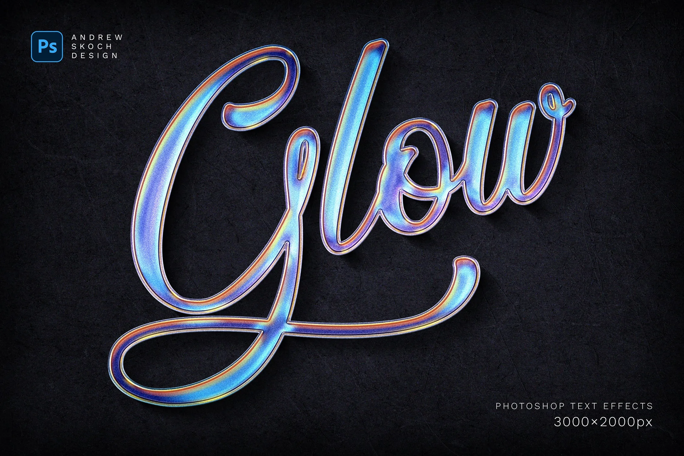 Holographic Text Effects