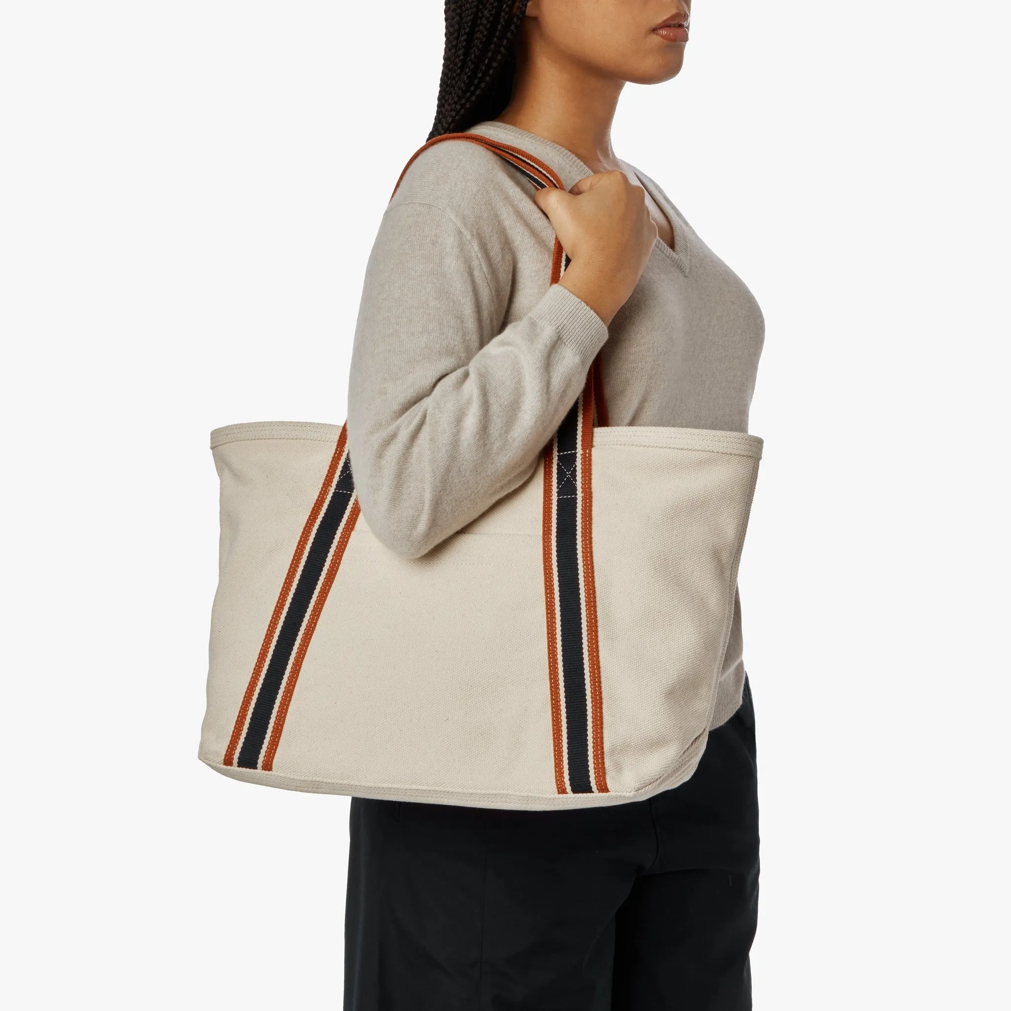 Large Easy Canvas Tote - Natural