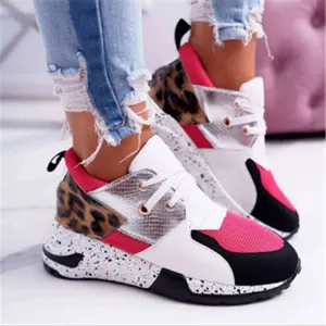 Leopard Print Women Sneakers