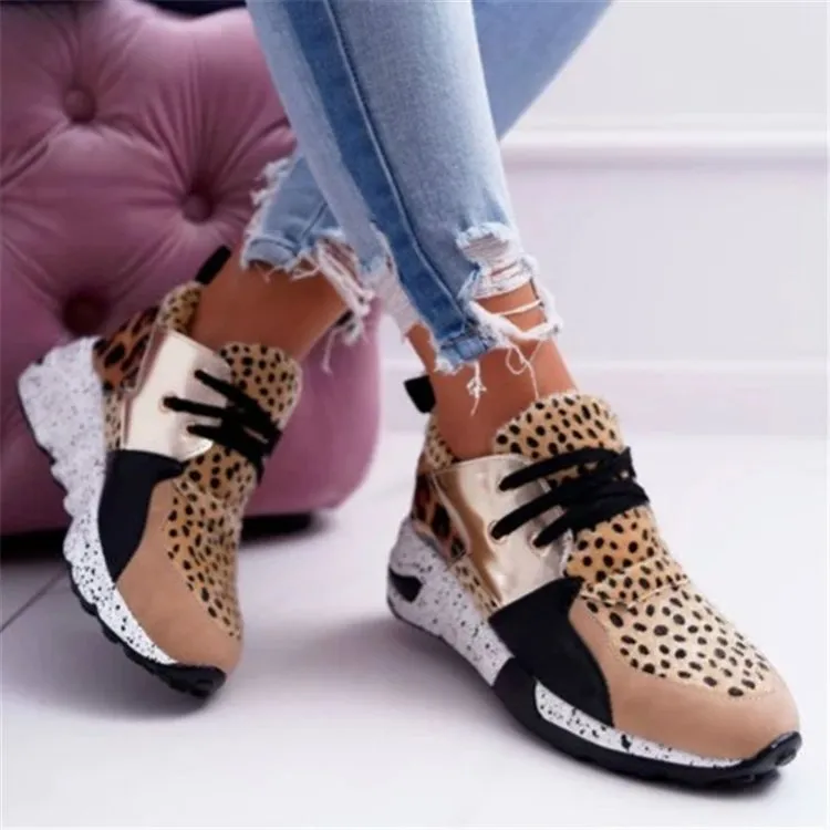 Leopard Print Women Sneakers