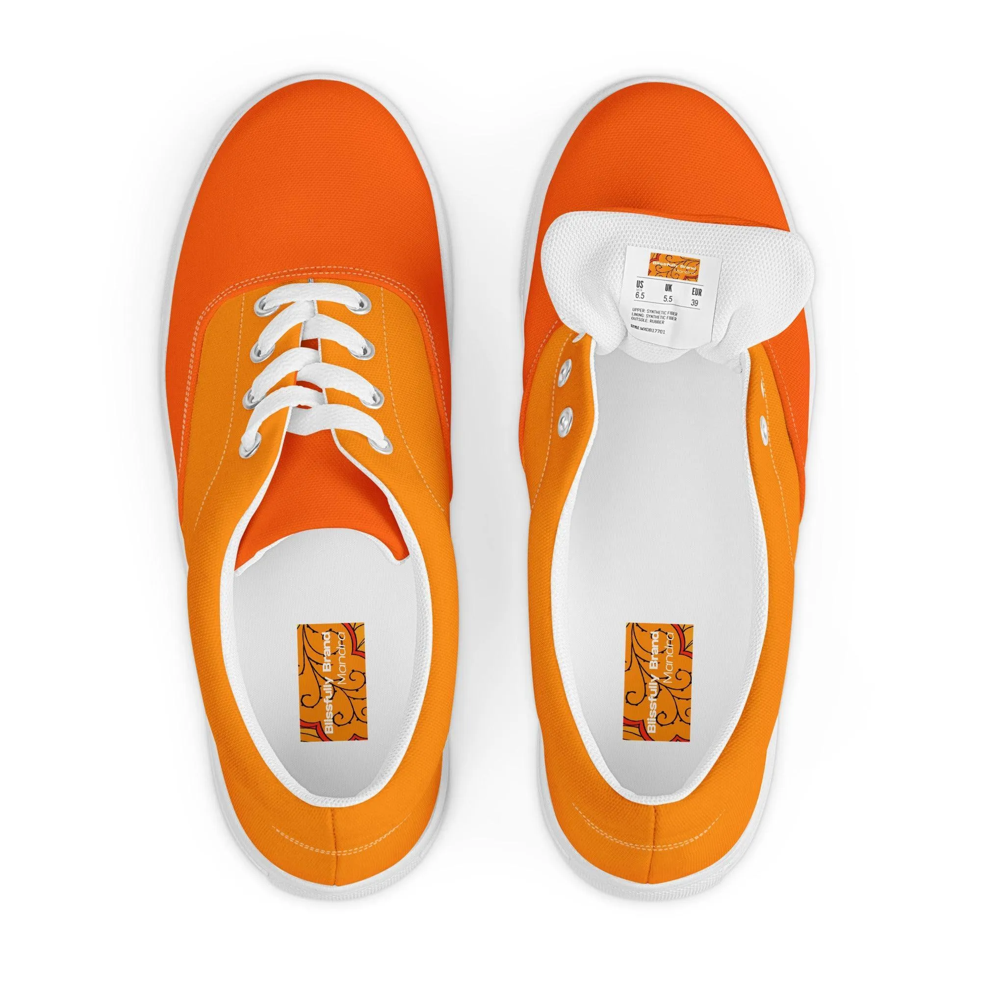 Mandra Color Block Lace Up Canvas Sneakers