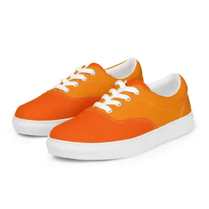 Mandra Color Block Lace Up Canvas Sneakers
