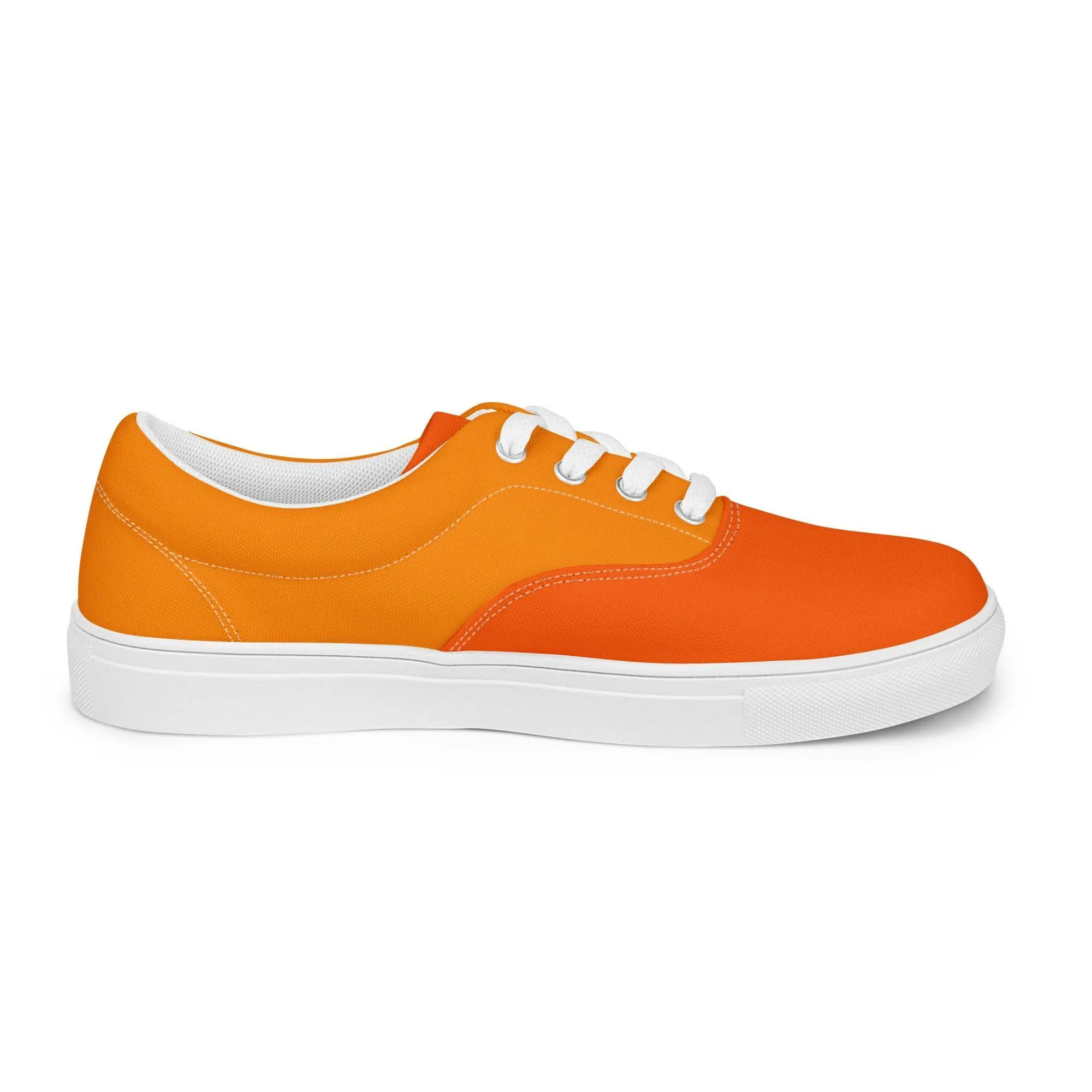 Mandra Color Block Lace Up Canvas Sneakers