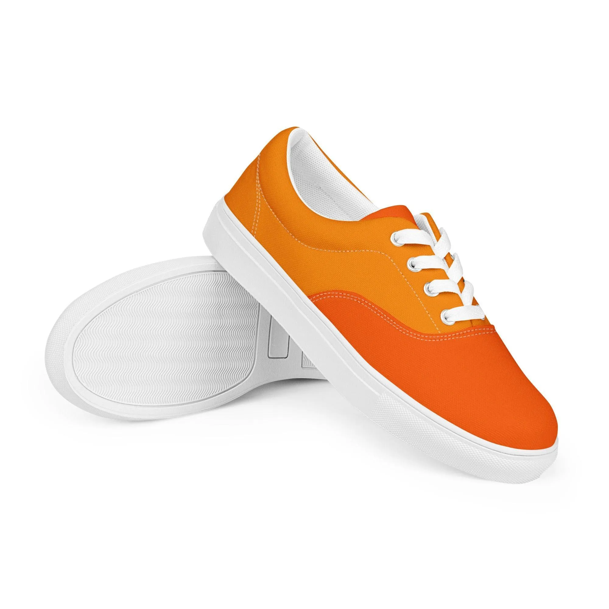 Mandra Color Block Lace Up Canvas Sneakers