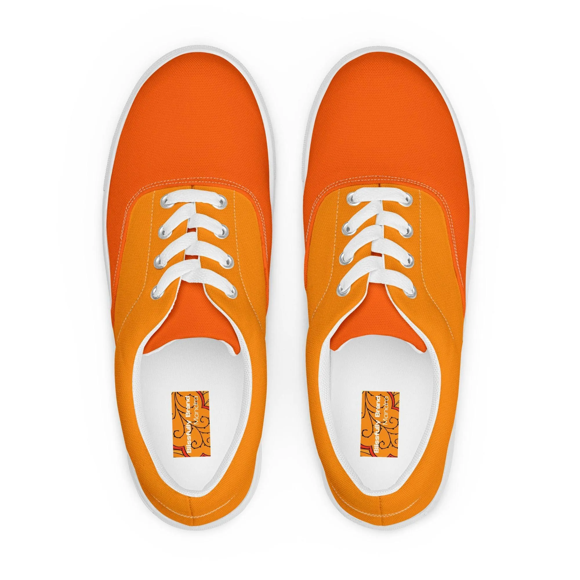 Mandra Color Block Lace Up Canvas Sneakers