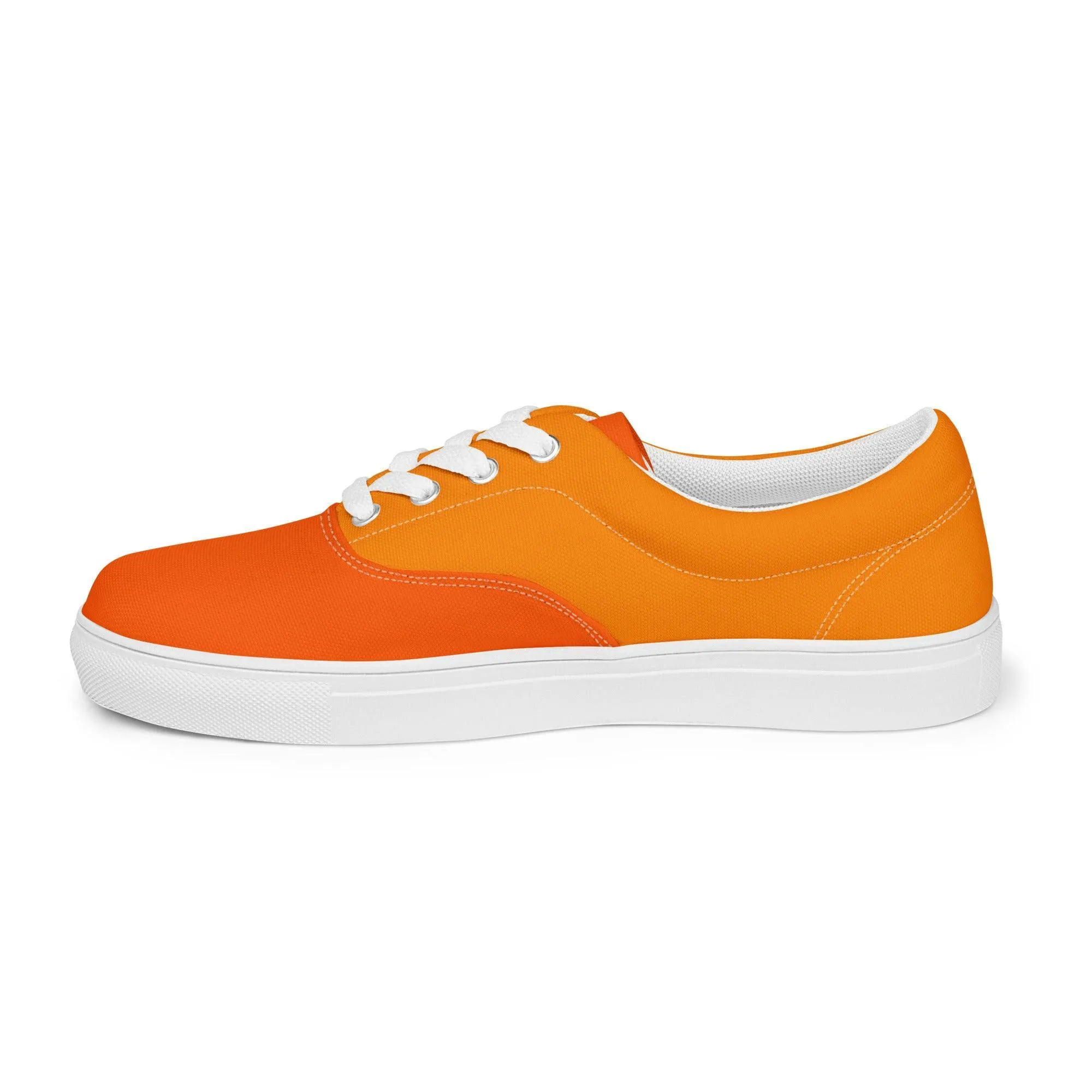 Mandra Color Block Lace Up Canvas Sneakers