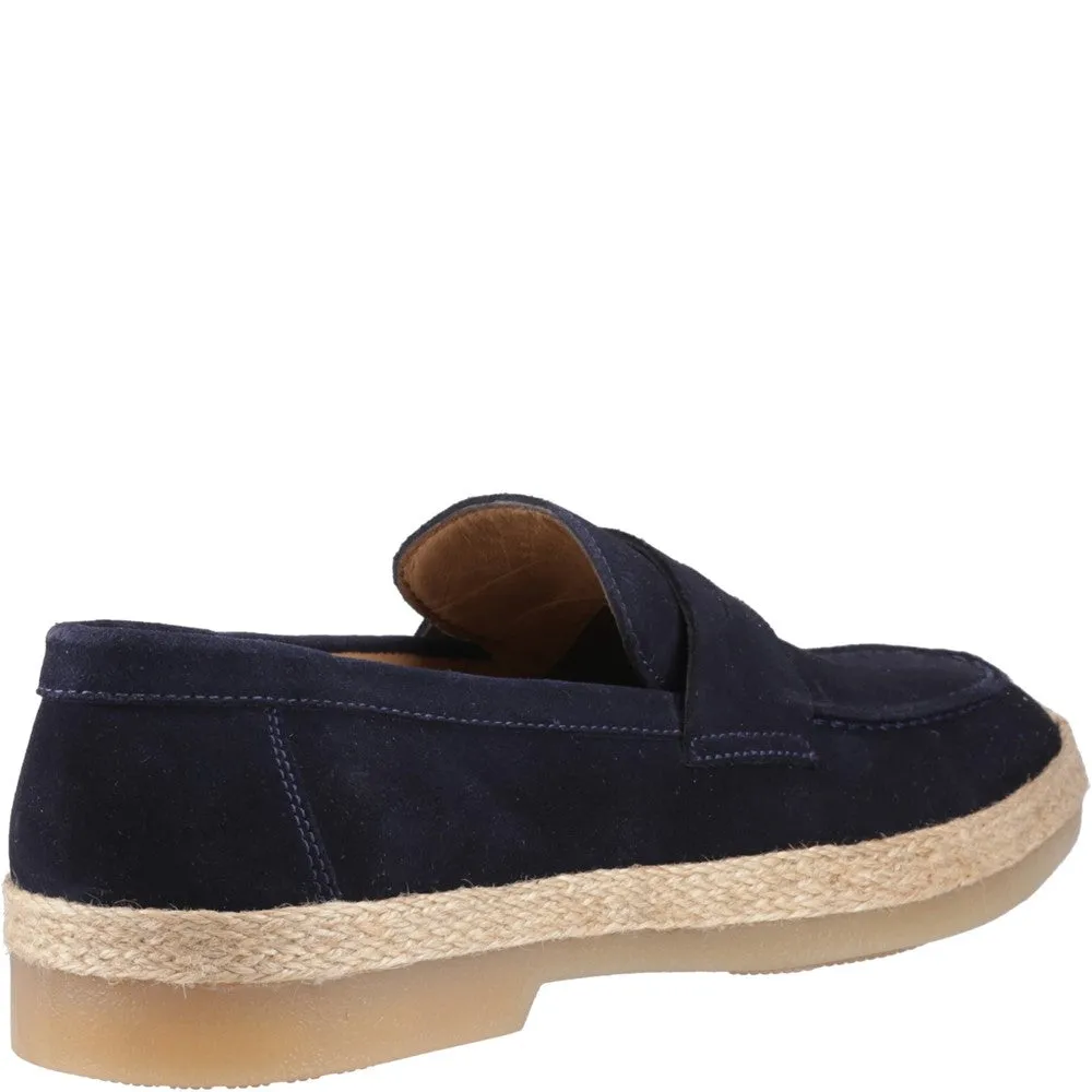 Navy Laurence Loafers