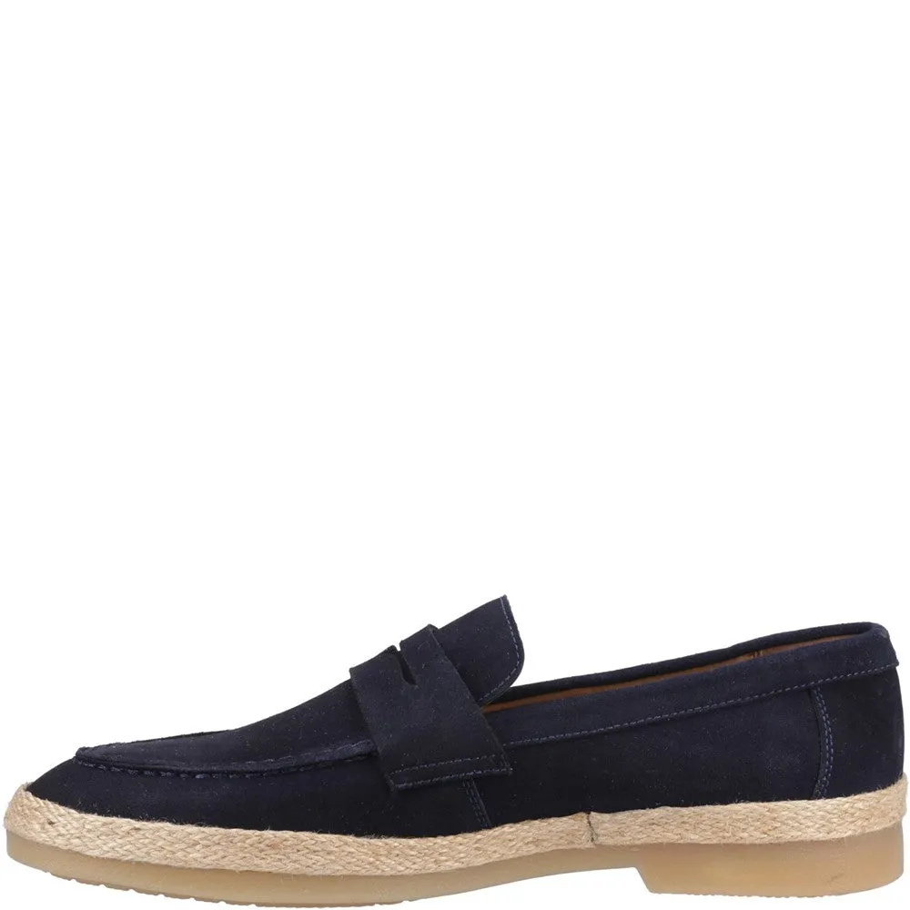 Navy Laurence Loafers
