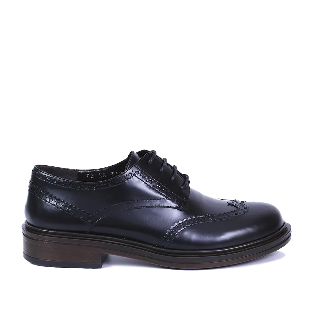 NOVA DERBIES EN CUIR DEMASQUABLE NOIR