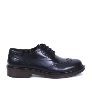 NOVA DERBIES EN CUIR DEMASQUABLE NOIR