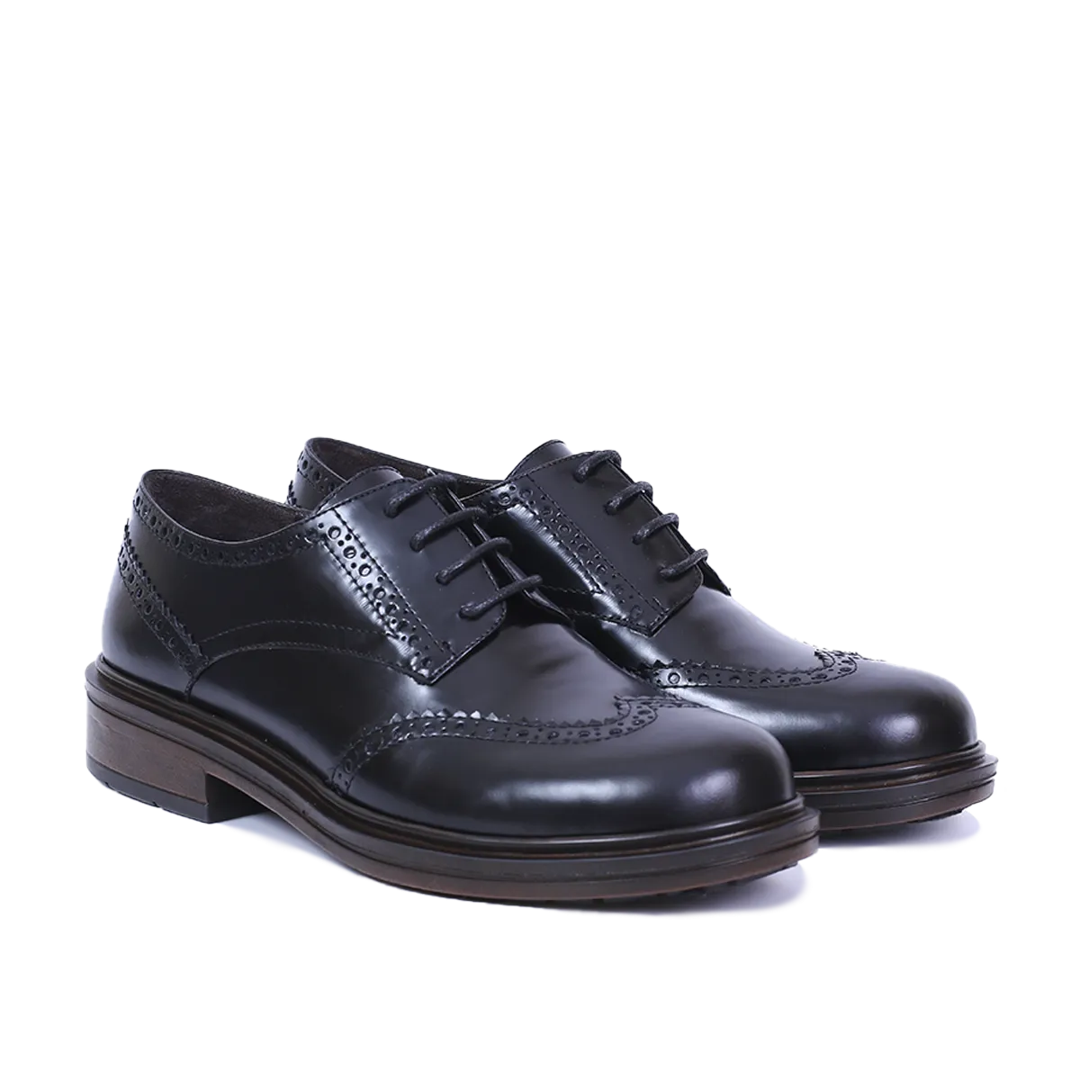 NOVA DERBIES EN CUIR DEMASQUABLE NOIR
