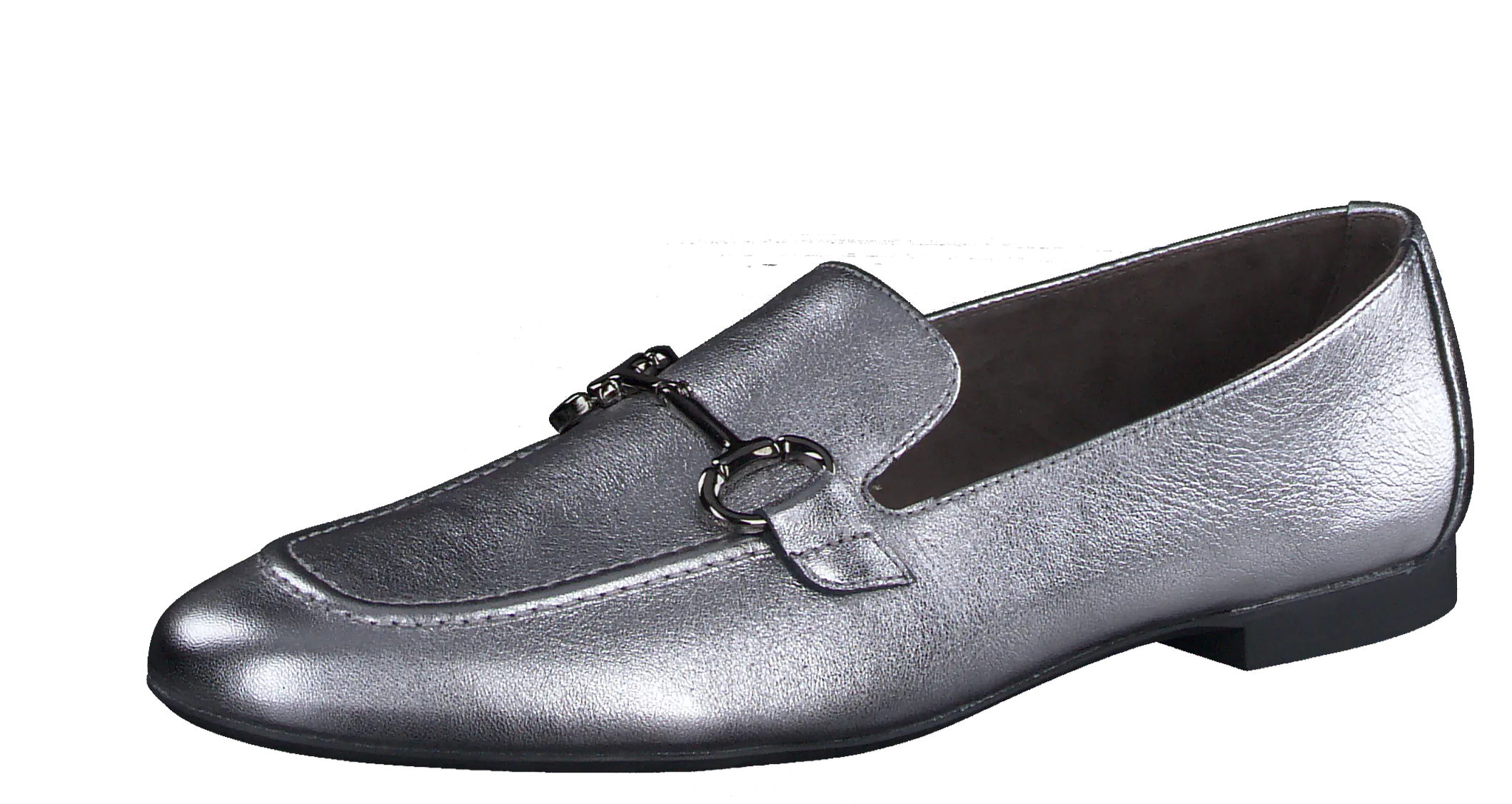 Paul Green Silver Loafer - 2596326