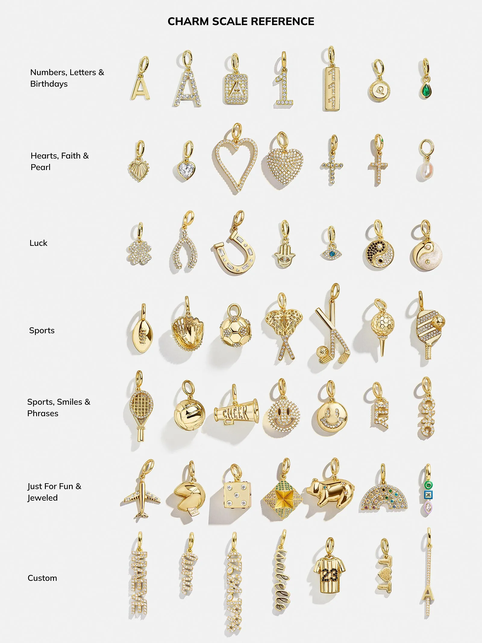 Pavé Initial Cluster Charm - D