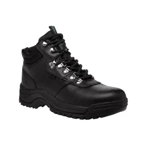 Propet Men's Cliff Walker Lace Up Boots- Black