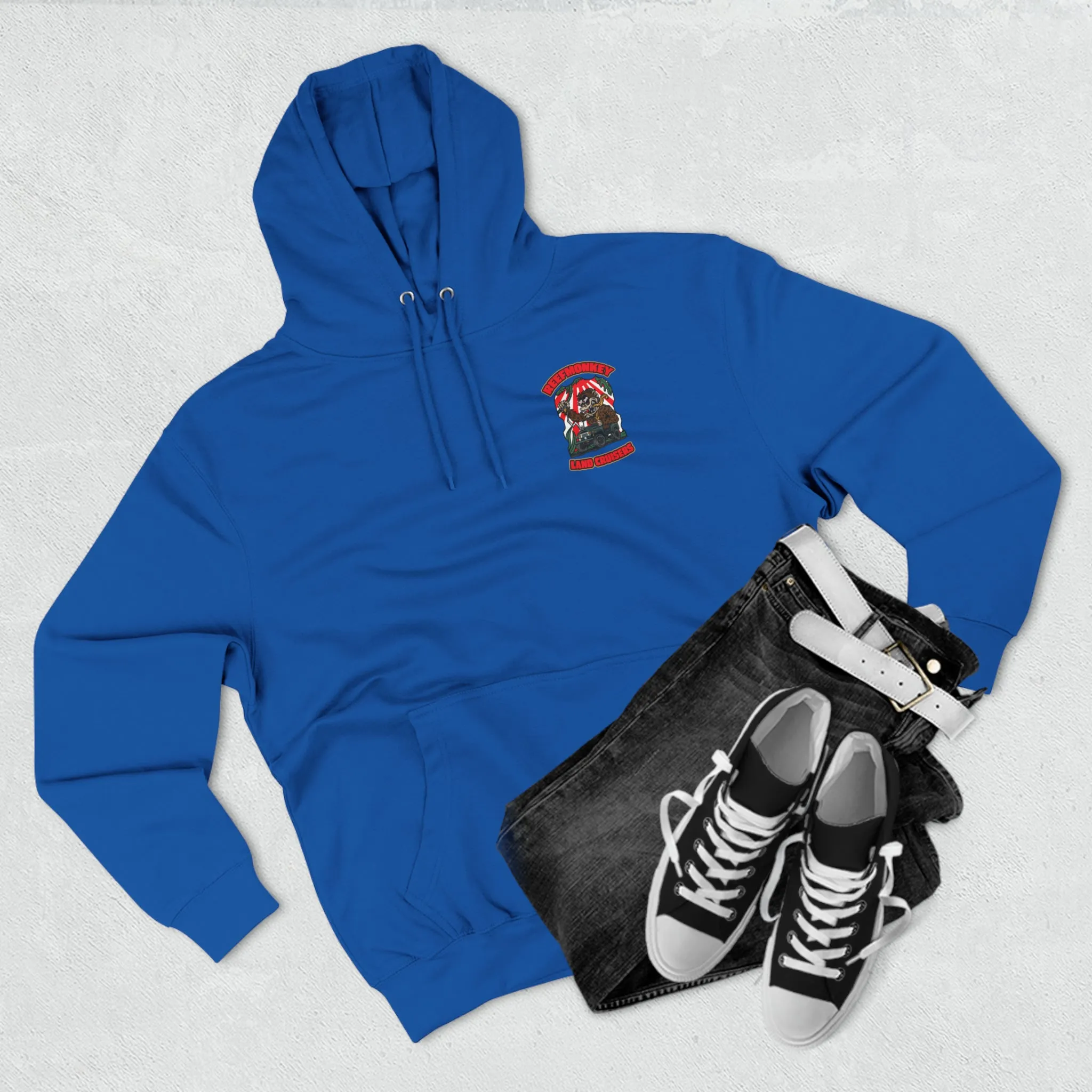 Reefmonkey Rat Fink Style logo - Unisex Premium Pullover Hoodie
