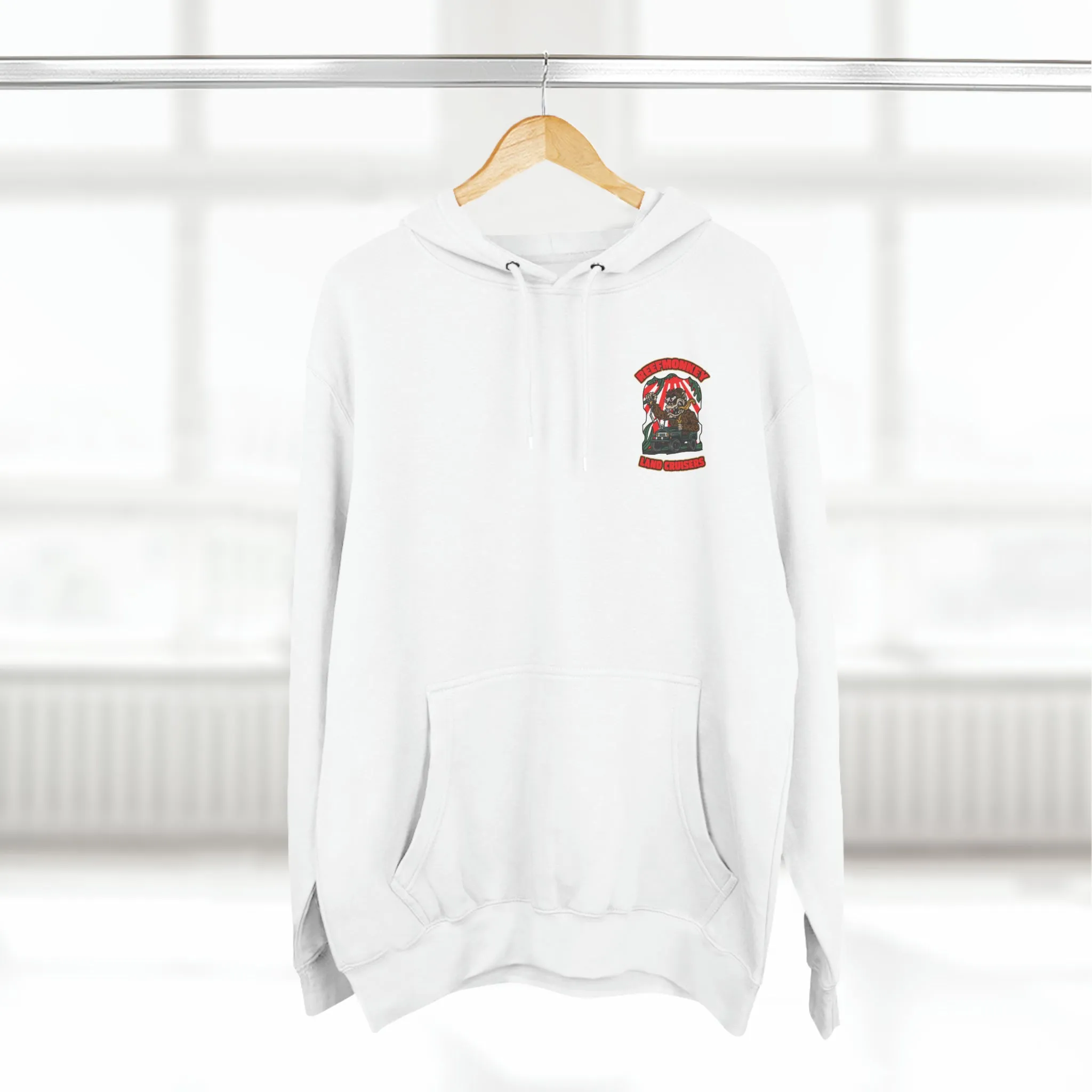 Reefmonkey Rat Fink Style logo - Unisex Premium Pullover Hoodie