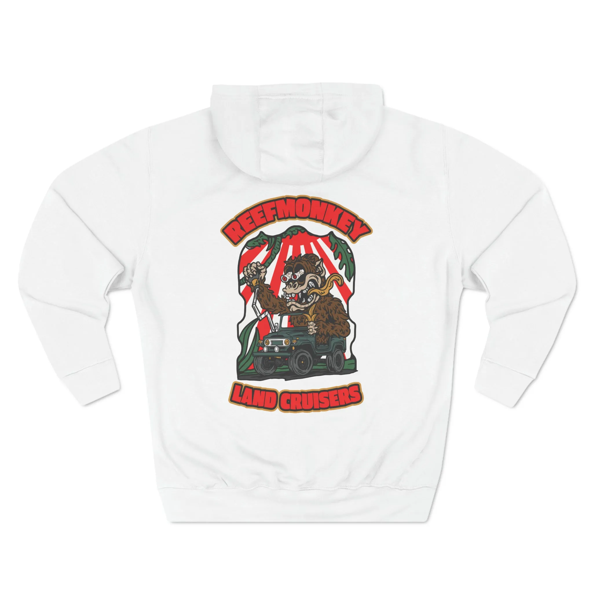 Reefmonkey Rat Fink Style logo - Unisex Premium Pullover Hoodie