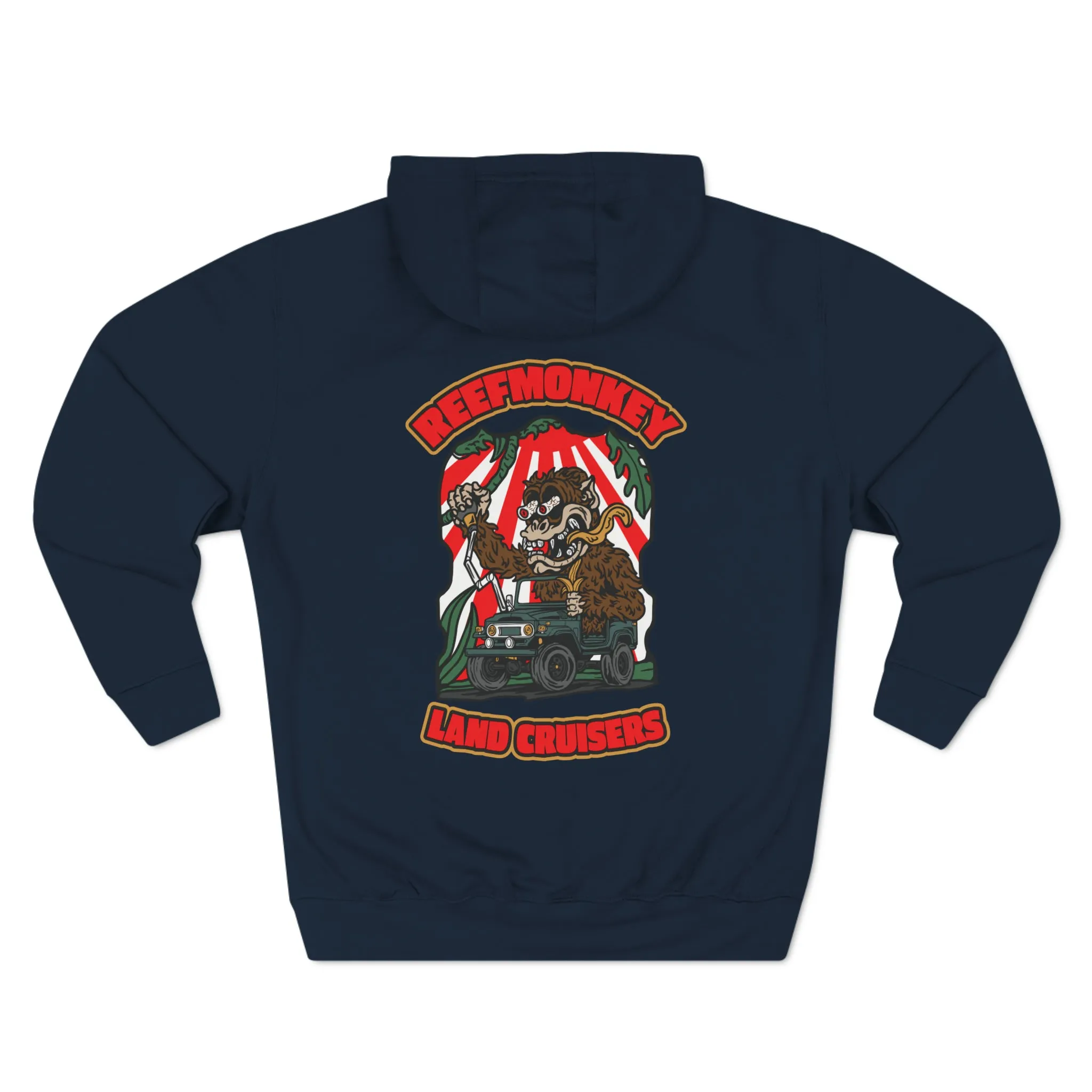 Reefmonkey Rat Fink Style logo - Unisex Premium Pullover Hoodie