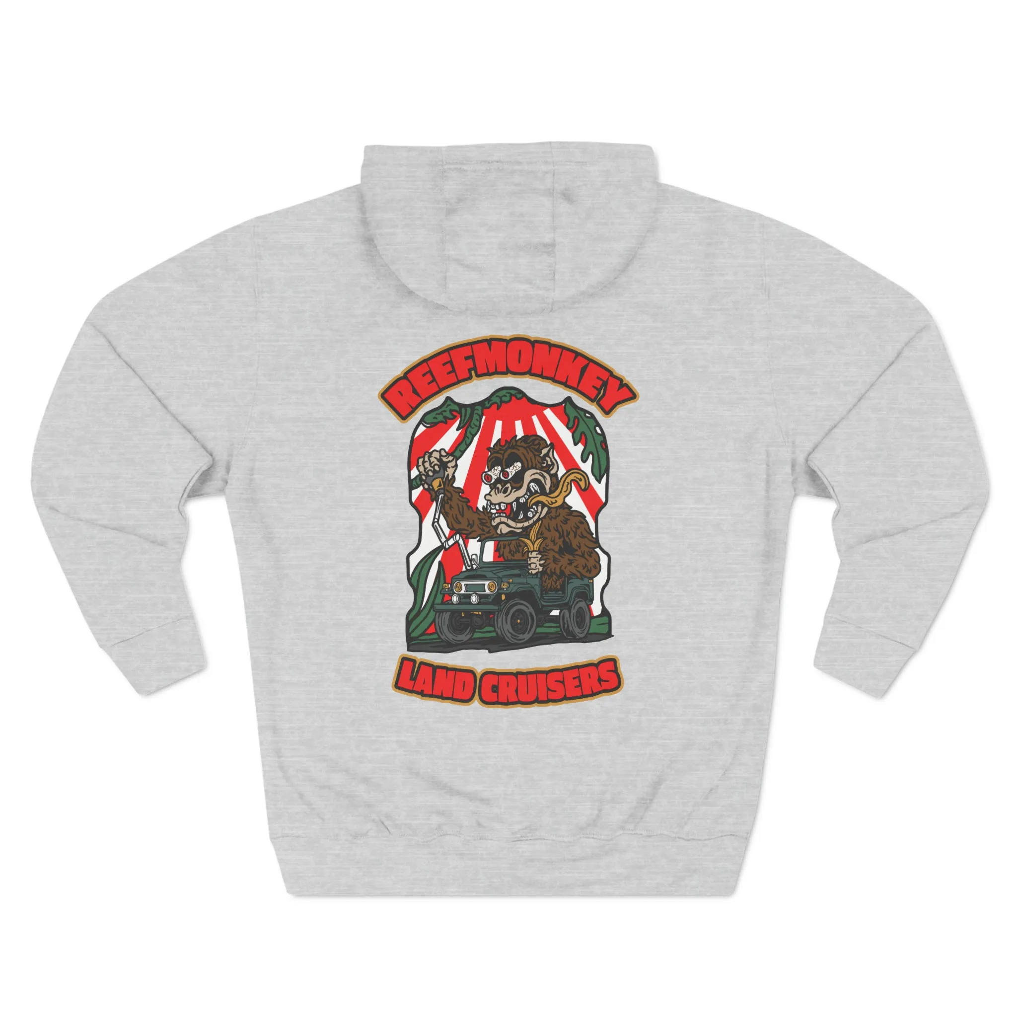 Reefmonkey Rat Fink Style logo - Unisex Premium Pullover Hoodie