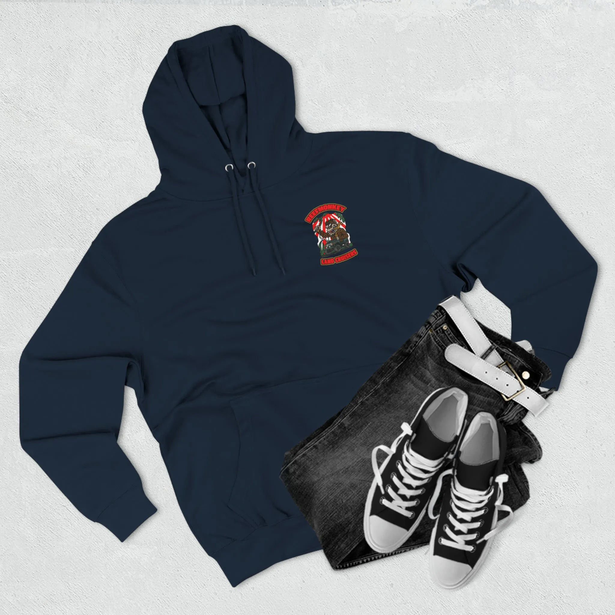 Reefmonkey Rat Fink Style logo - Unisex Premium Pullover Hoodie
