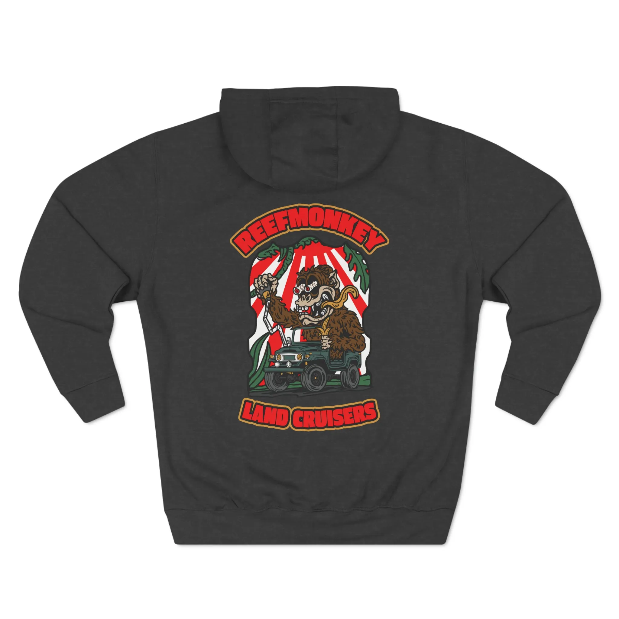 Reefmonkey Rat Fink Style logo - Unisex Premium Pullover Hoodie