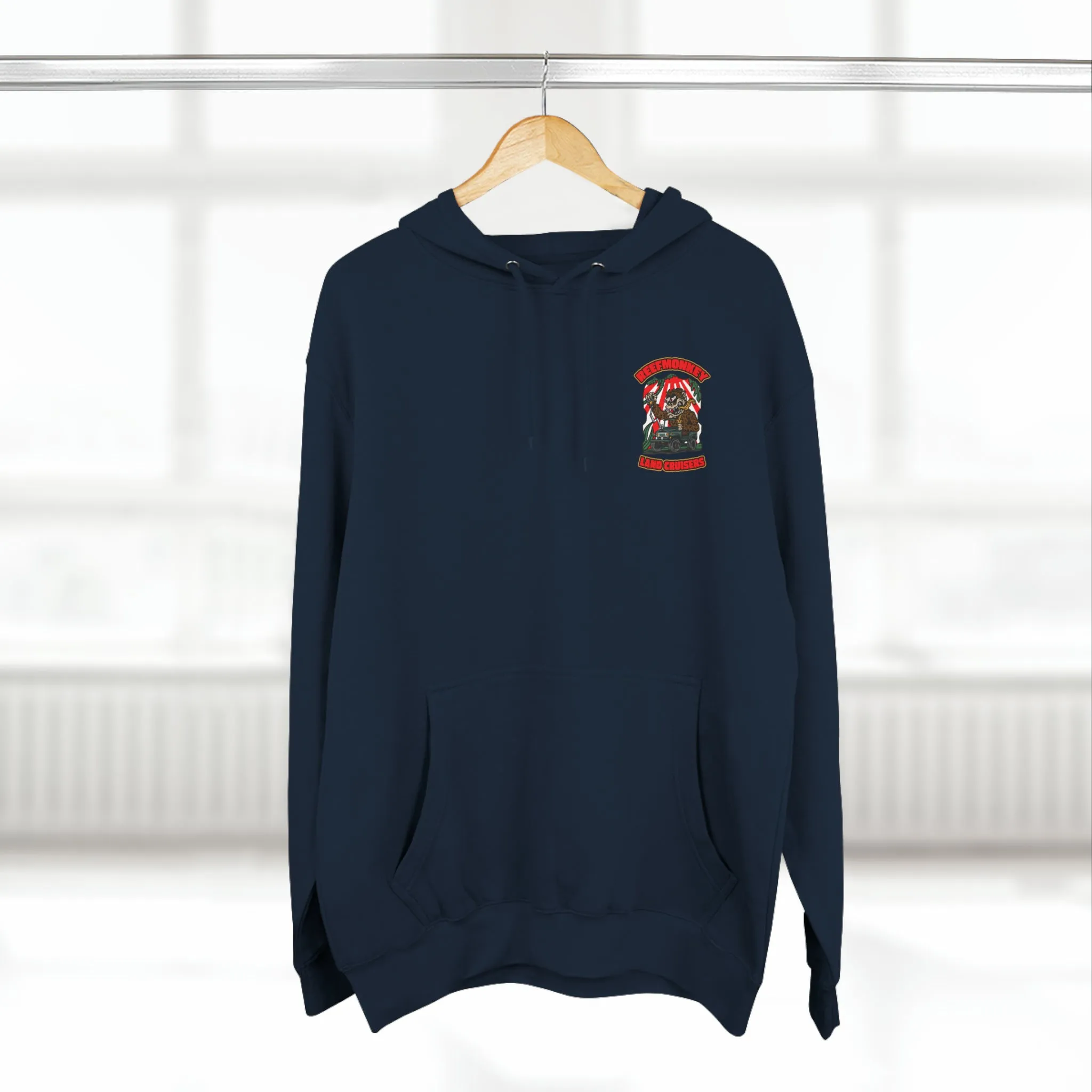 Reefmonkey Rat Fink Style logo - Unisex Premium Pullover Hoodie