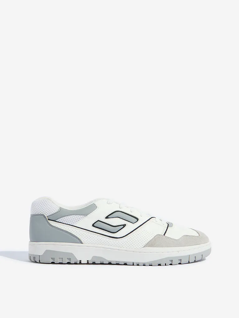SOLEPLAY Grey Lace Up Sneakers