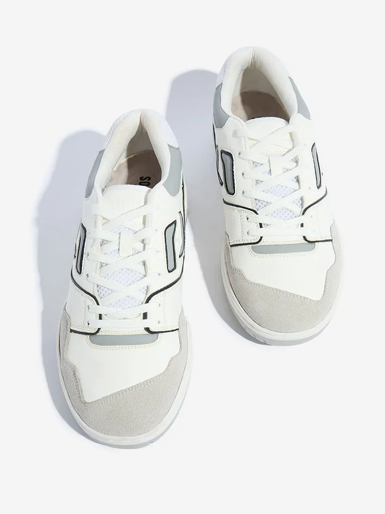 SOLEPLAY Grey Lace Up Sneakers