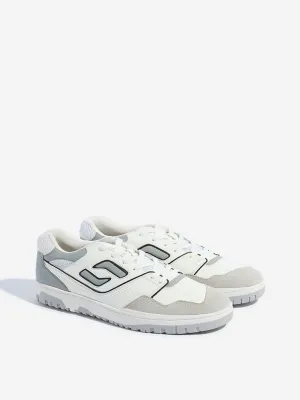SOLEPLAY Grey Lace Up Sneakers