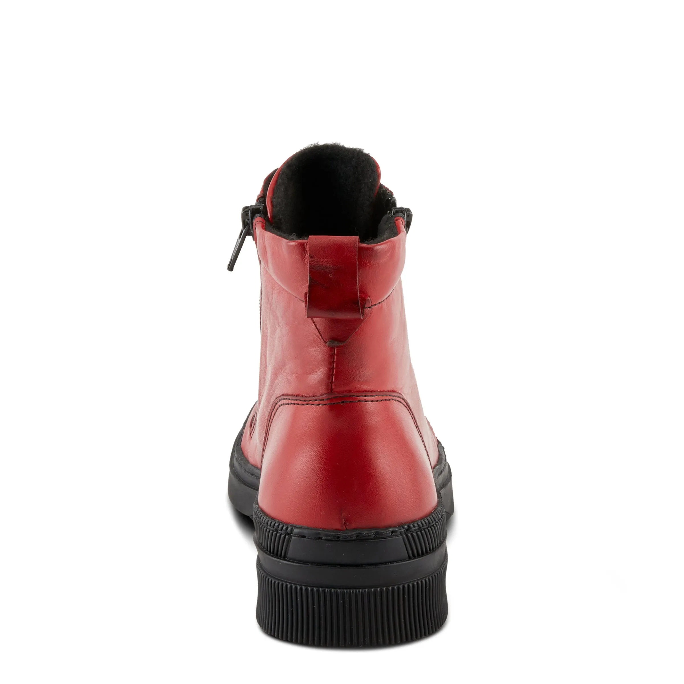 Spring Step Shoes Hoylein Women's Leather Rugged Combat Style Boots