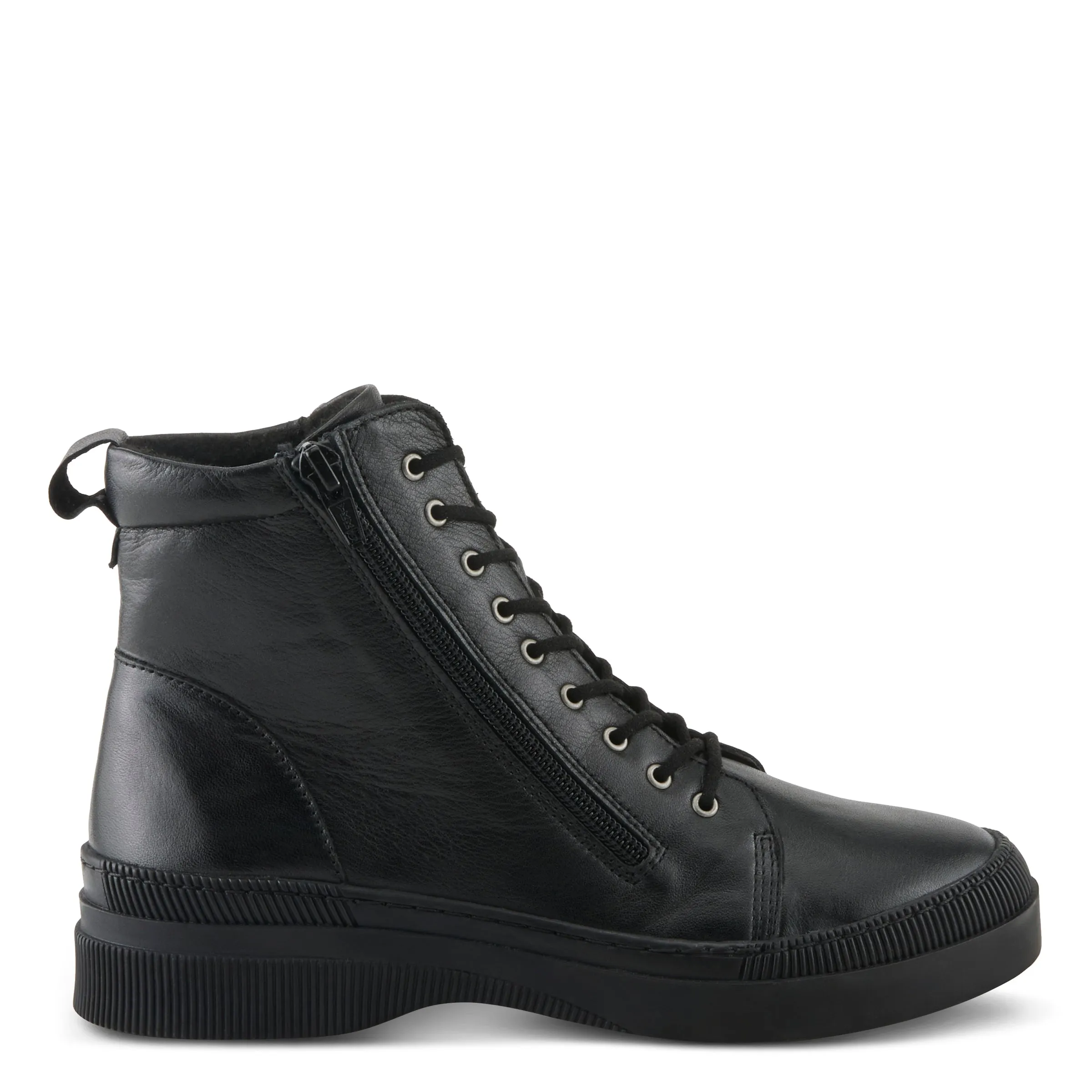Spring Step Shoes Hoylein Women's Leather Rugged Combat Style Boots