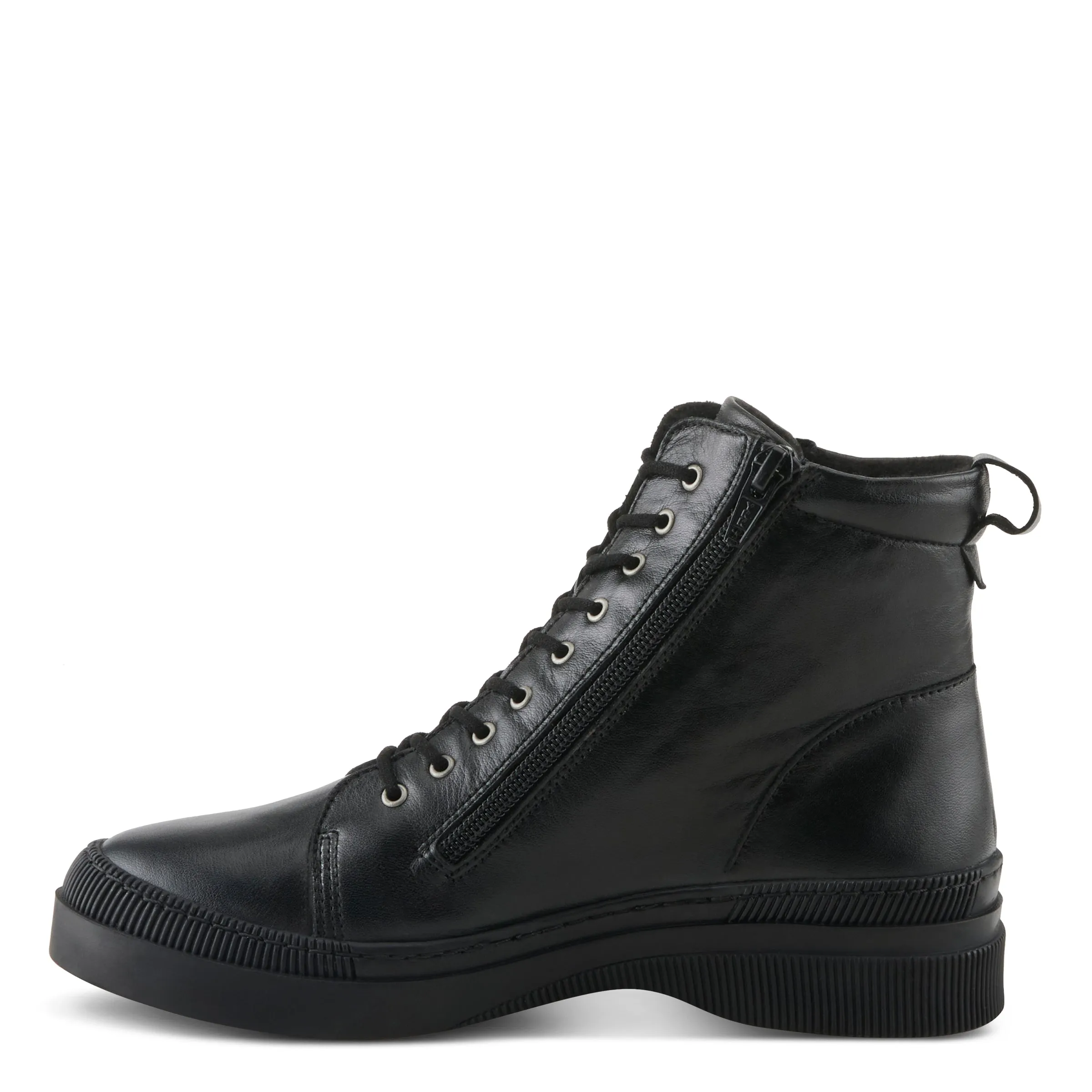 Spring Step Shoes Hoylein Women's Leather Rugged Combat Style Boots