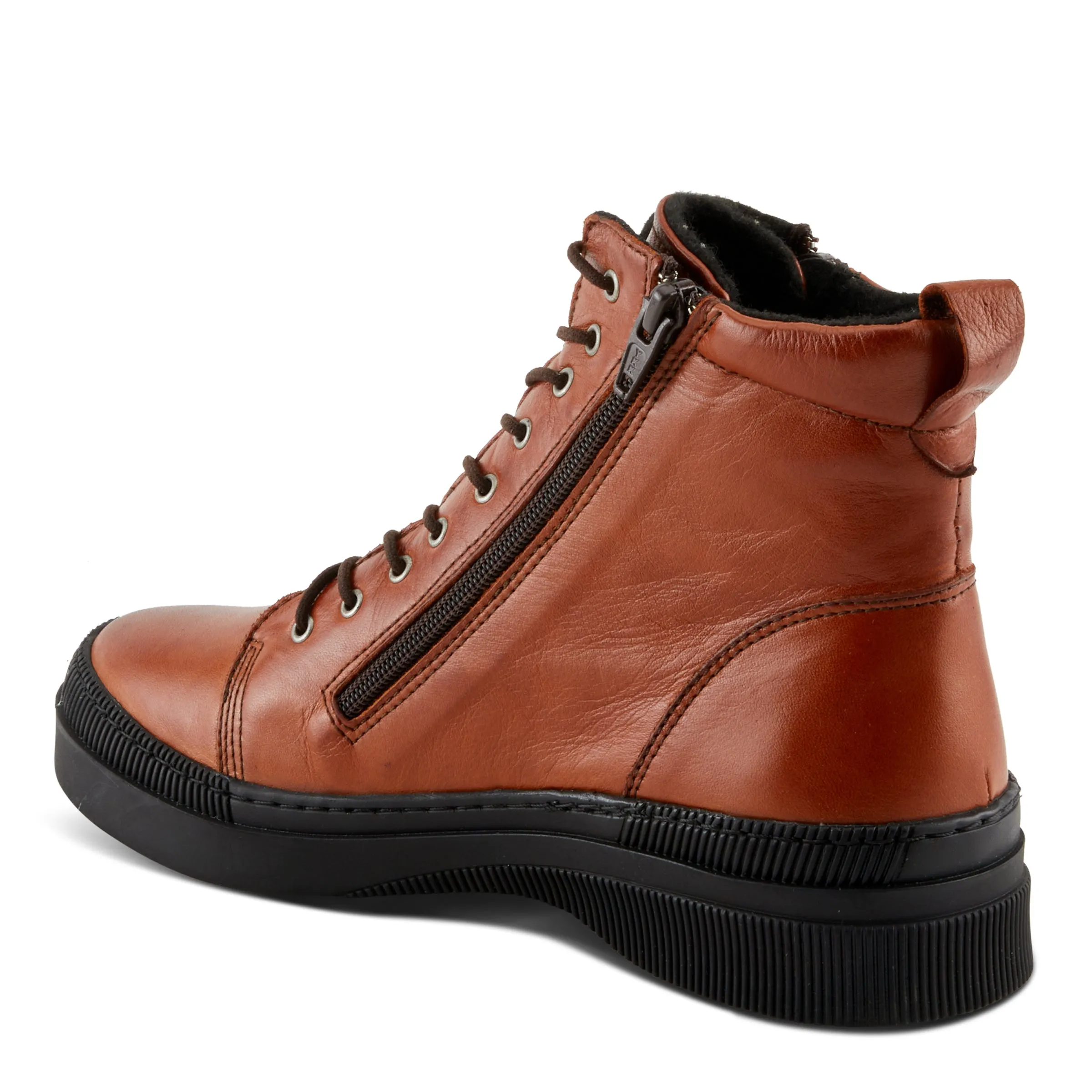 Spring Step Shoes Hoylein Women's Leather Rugged Combat Style Boots