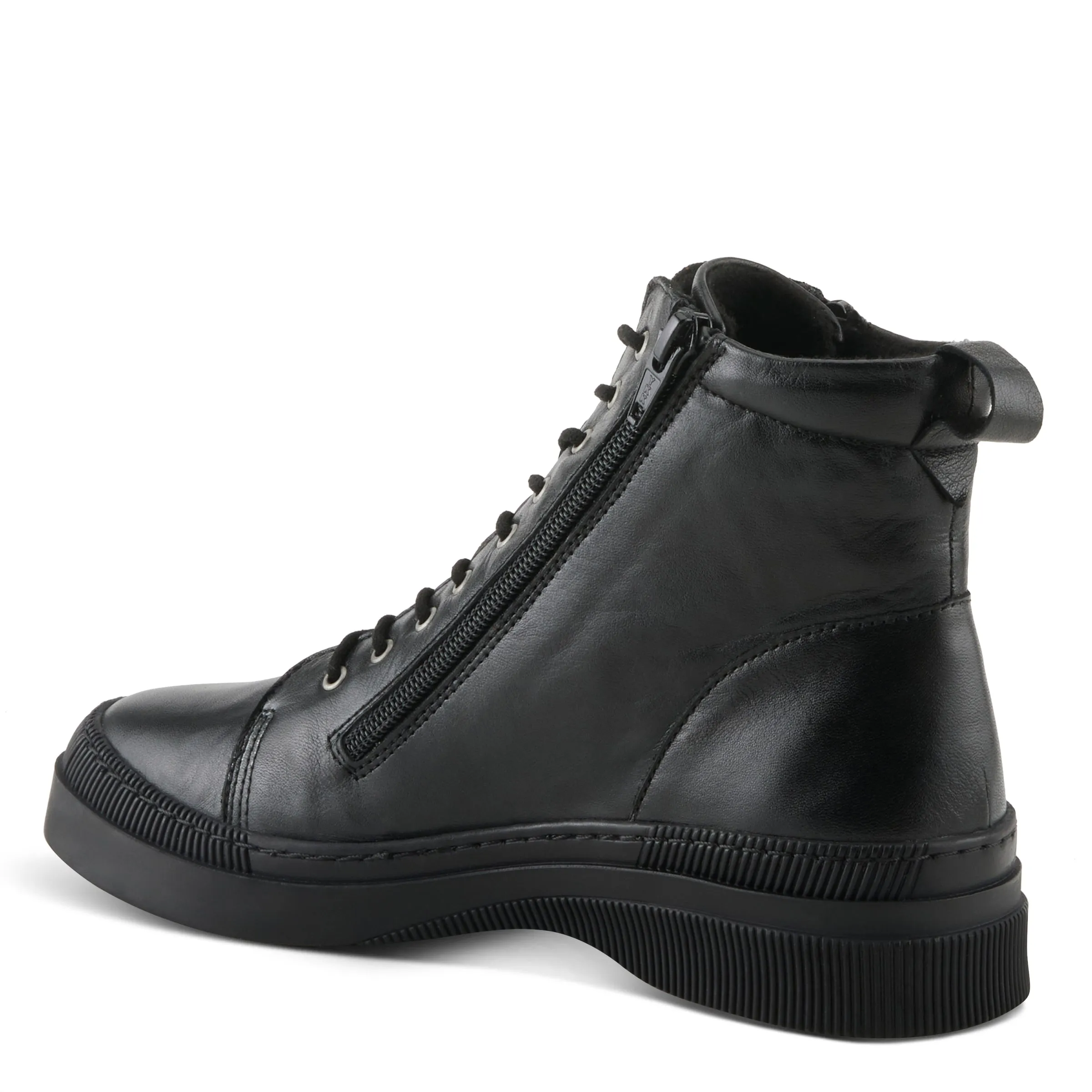 Spring Step Shoes Hoylein Women's Leather Rugged Combat Style Boots