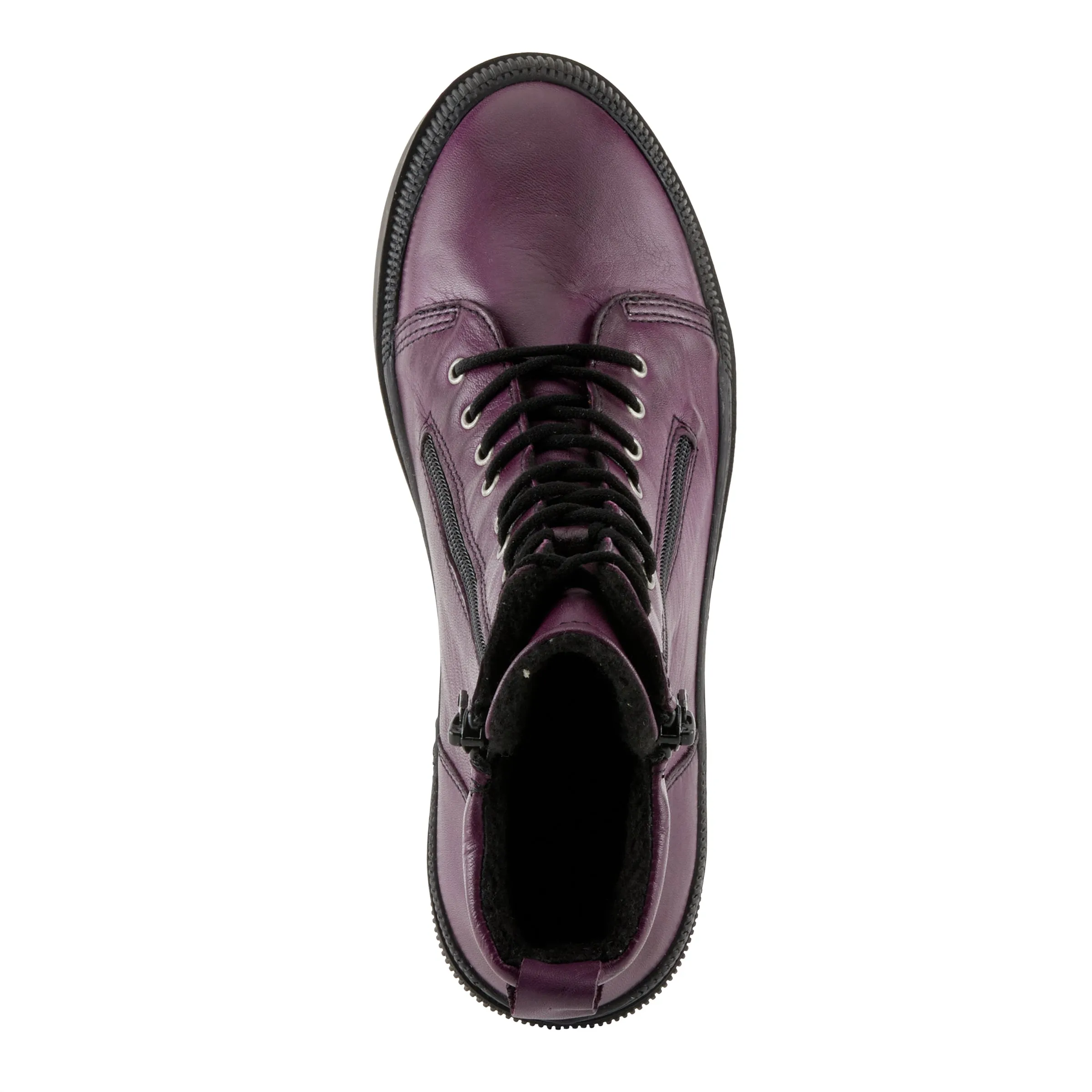 Spring Step Shoes Hoylein Women's Leather Rugged Combat Style Boots