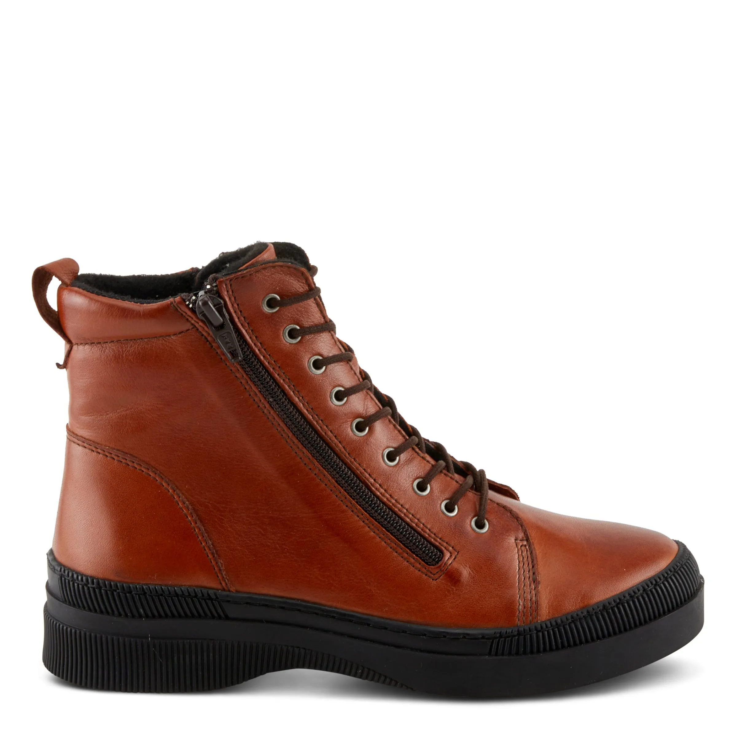 Spring Step Shoes Hoylein Women's Leather Rugged Combat Style Boots