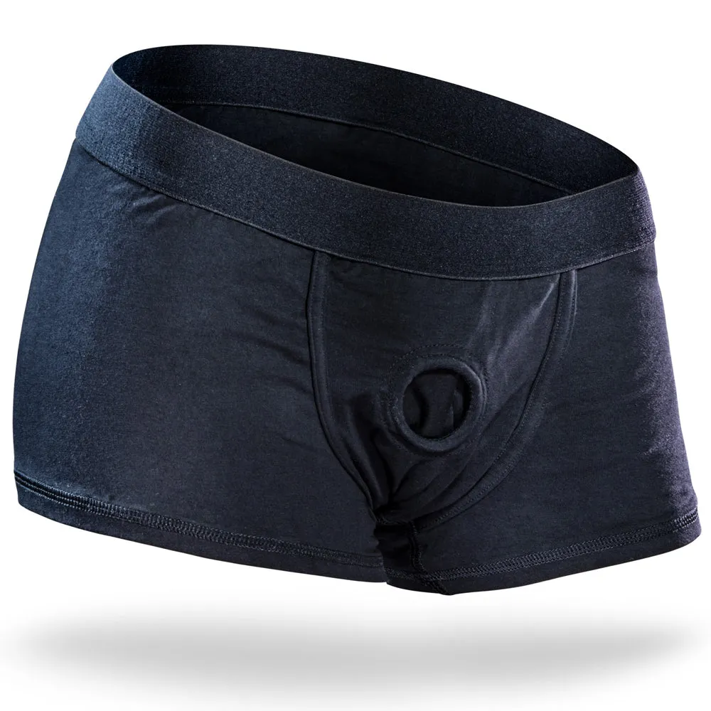 Temptasia Harness Briefs - 2 x Large Black