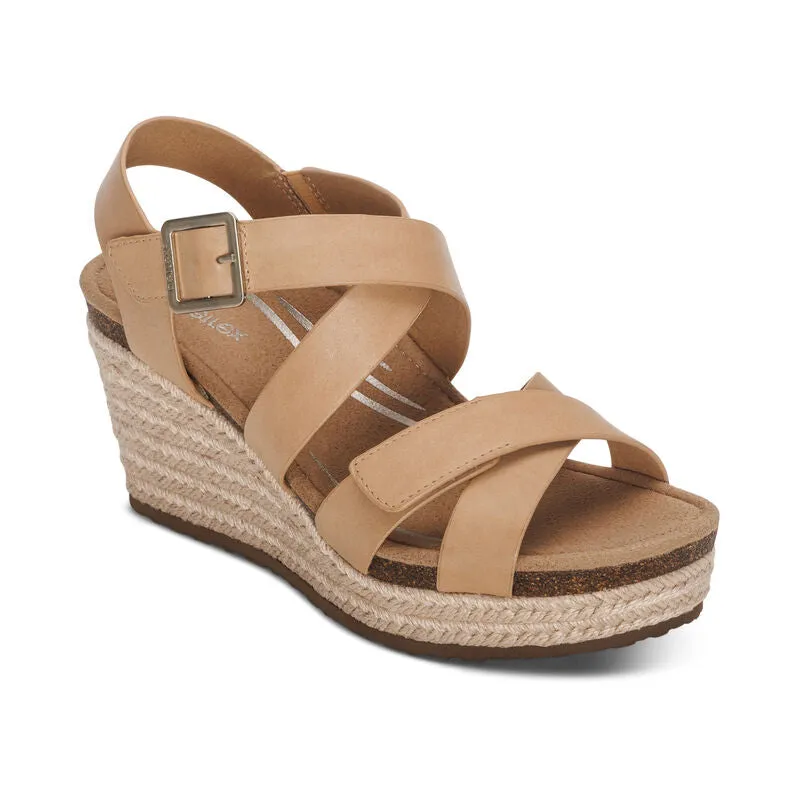 Women's Aetrex Anna EW788W Color: Sand